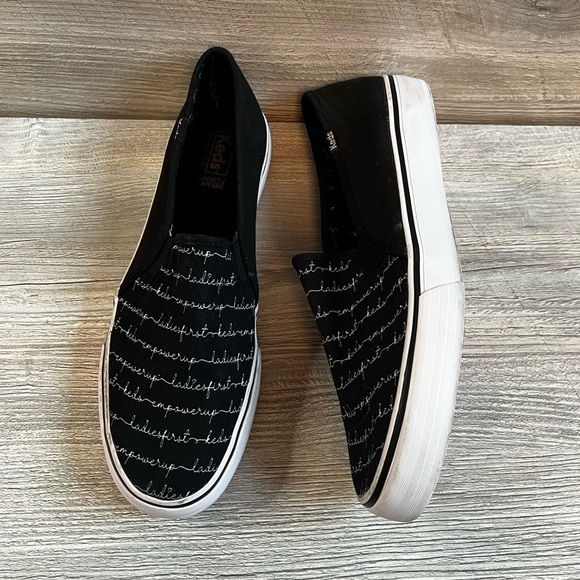 EUC Ladies First empower ll black and white keds with dream foam comfort size 11 - Picture 6 of 13
